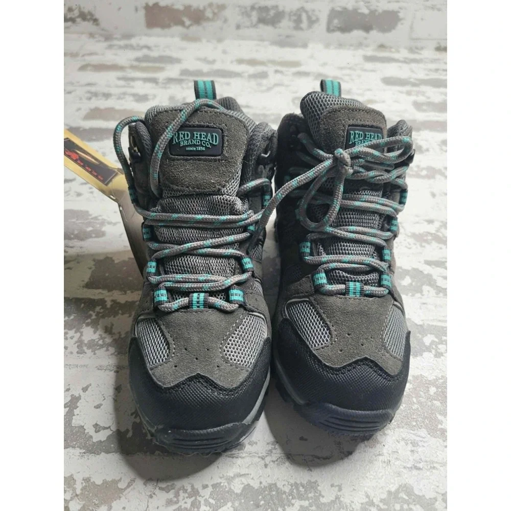 NEW Redhead Girls Zipline Gray Hiking Boots Kids Size 2 NWT